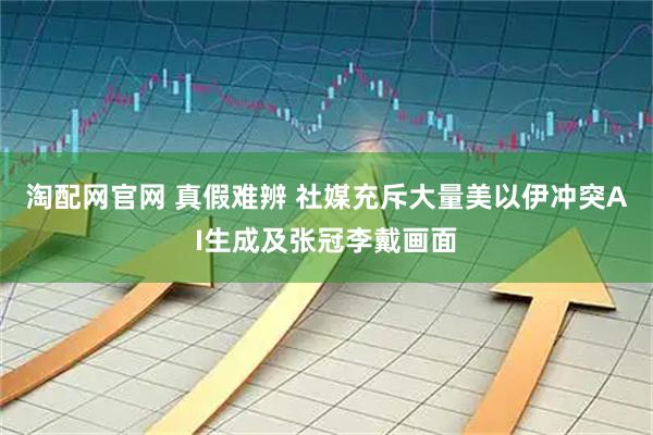 淘配网官网 真假难辨 社媒充斥大量美以伊冲突AI生成及张冠李戴画面