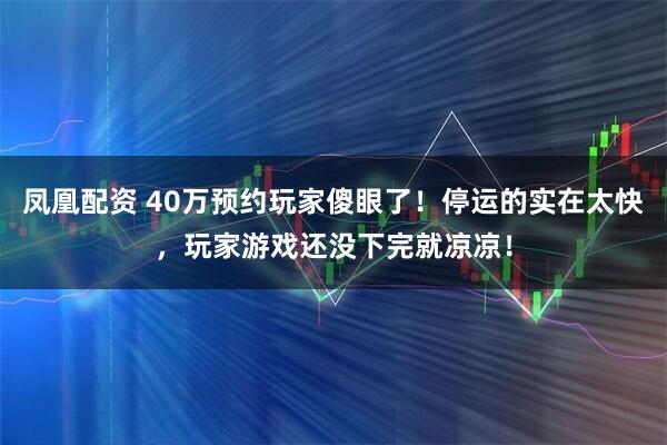 凤凰配资 40万预约玩家傻眼了！停运的实在太快，玩家游戏还没下完就凉凉！